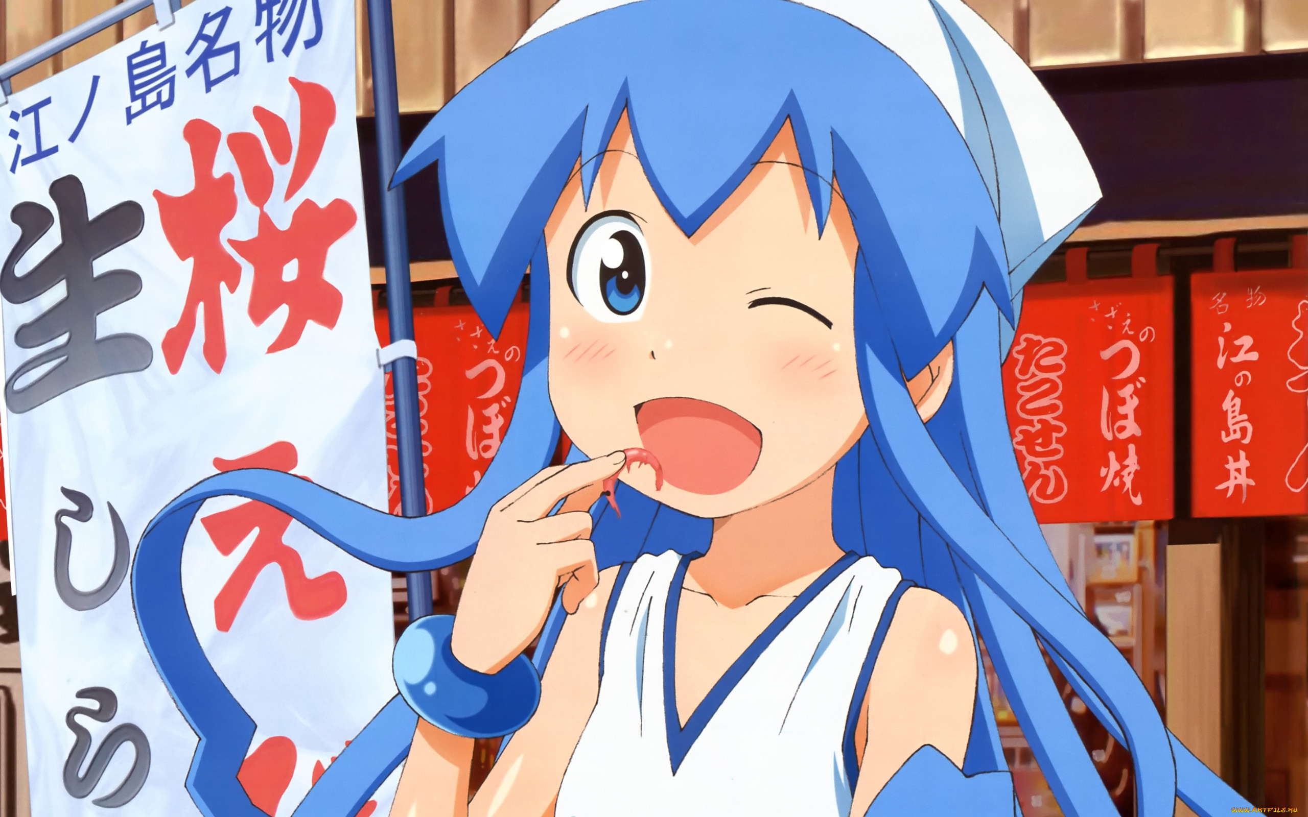 , shinryaku, ika, musume, 